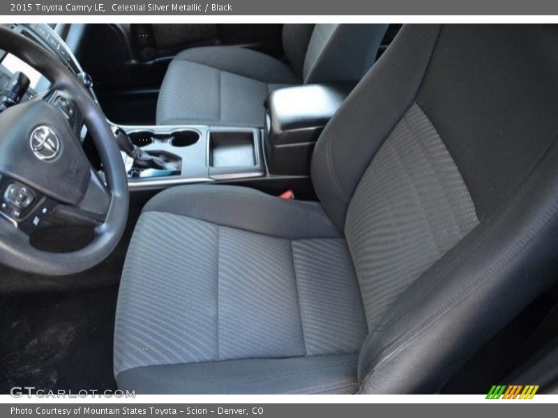 Celestial Silver Metallic / Black 2015 Toyota Camry LE