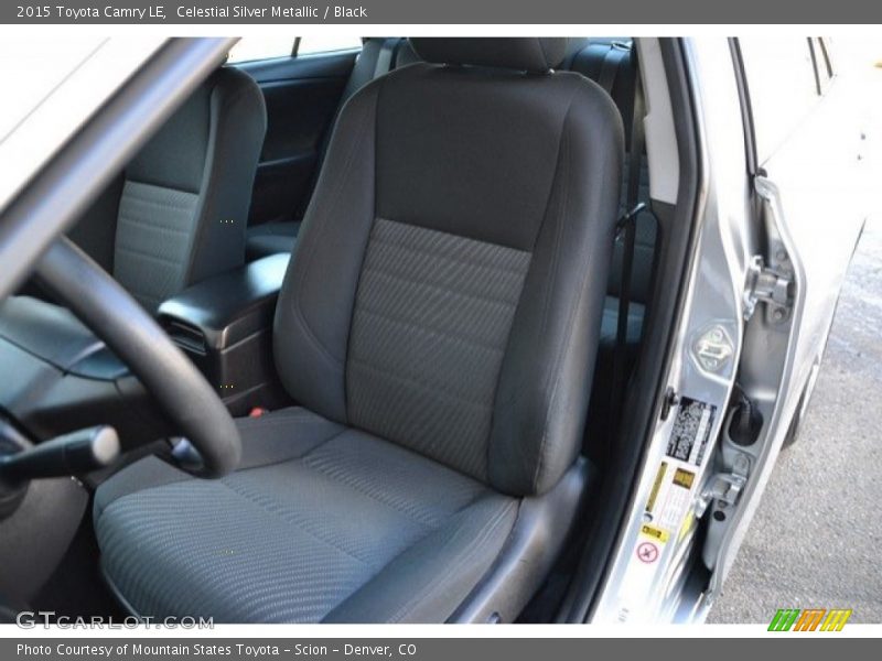 Celestial Silver Metallic / Black 2015 Toyota Camry LE