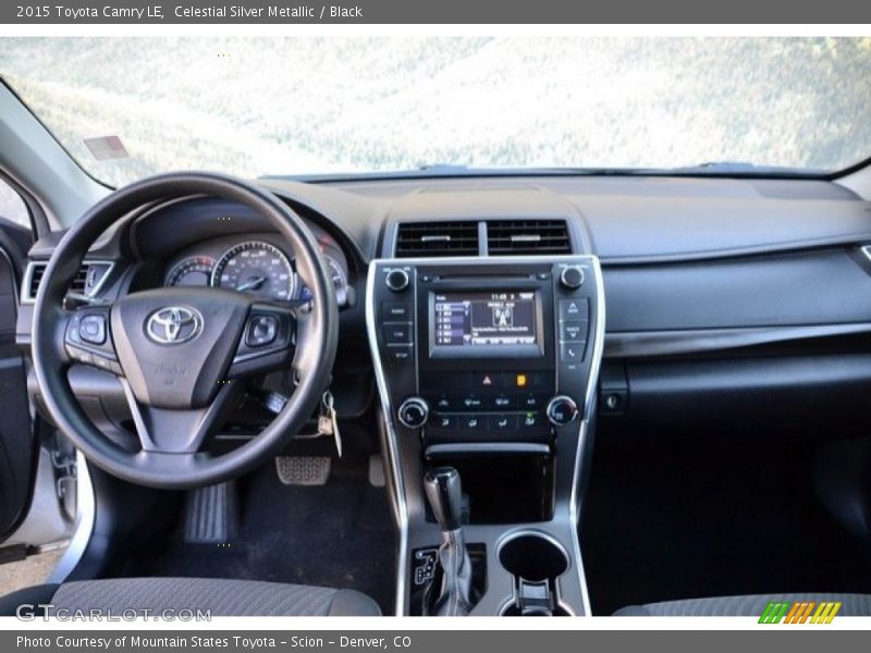 Celestial Silver Metallic / Black 2015 Toyota Camry LE