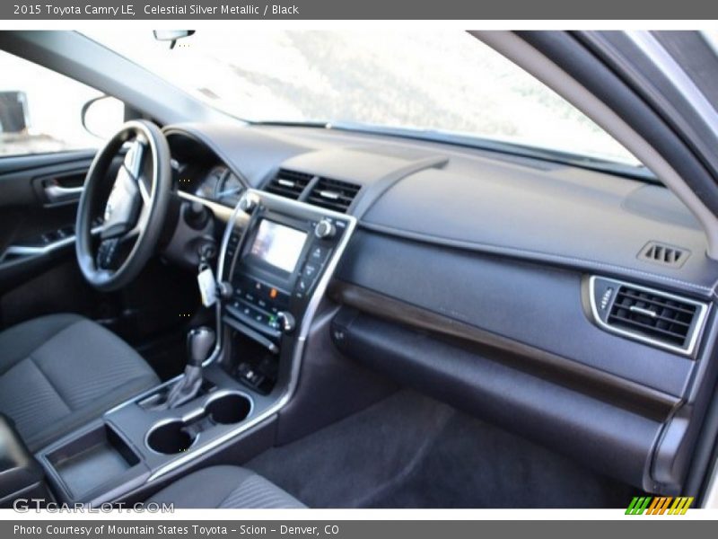 Celestial Silver Metallic / Black 2015 Toyota Camry LE