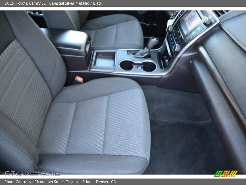 Celestial Silver Metallic / Black 2015 Toyota Camry LE