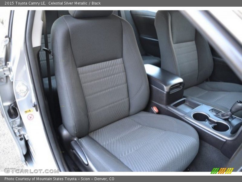 Celestial Silver Metallic / Black 2015 Toyota Camry LE