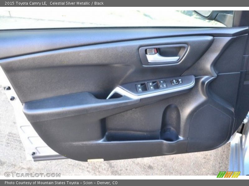 Celestial Silver Metallic / Black 2015 Toyota Camry LE