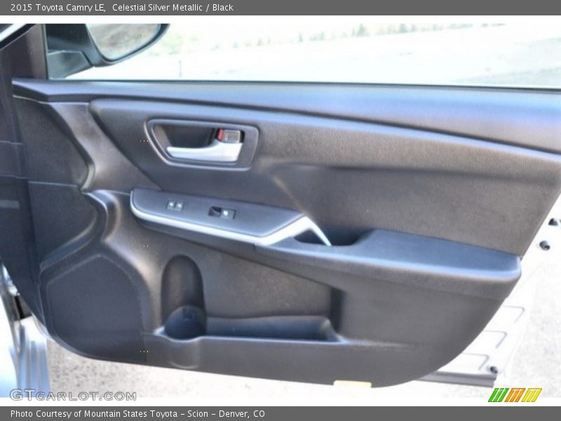 Celestial Silver Metallic / Black 2015 Toyota Camry LE
