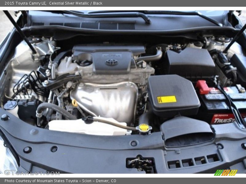 Celestial Silver Metallic / Black 2015 Toyota Camry LE