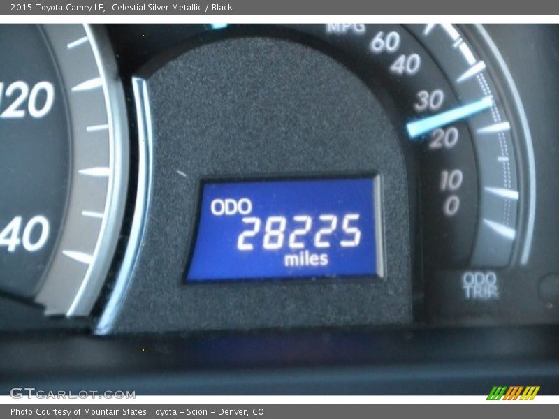 Celestial Silver Metallic / Black 2015 Toyota Camry LE