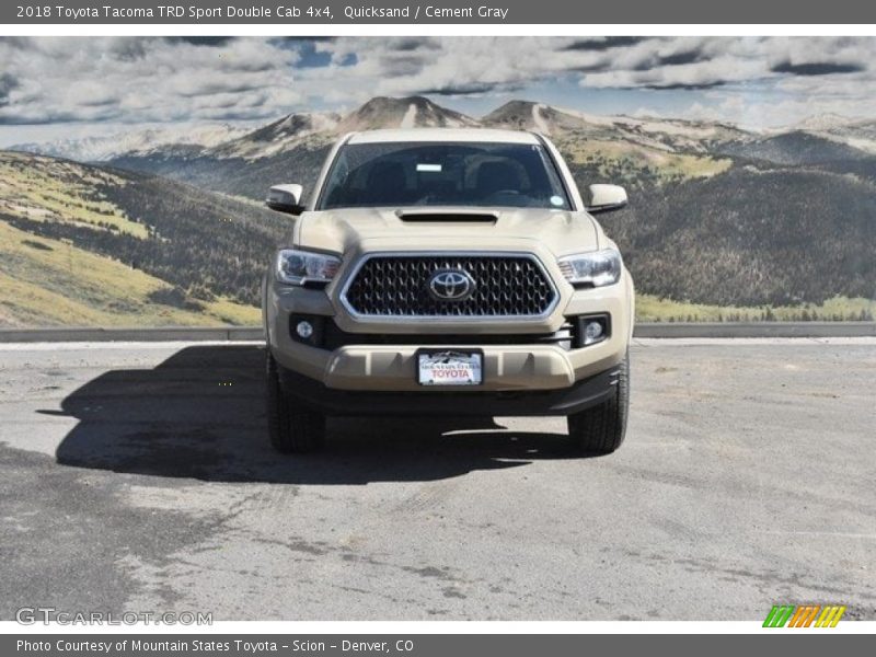 Quicksand / Cement Gray 2018 Toyota Tacoma TRD Sport Double Cab 4x4