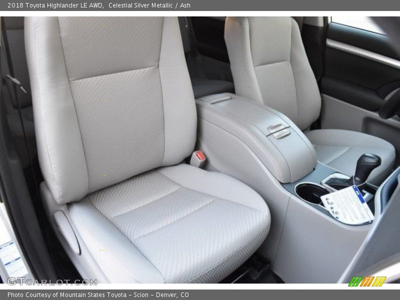 Celestial Silver Metallic / Ash 2018 Toyota Highlander LE AWD