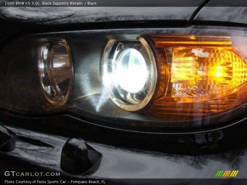 Black Sapphire Metallic / Black 2006 BMW X5 3.0i