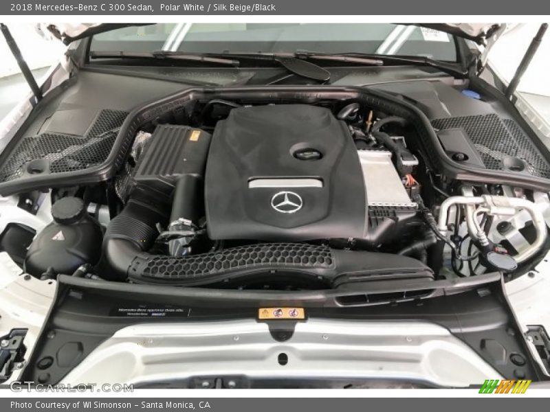 Polar White / Silk Beige/Black 2018 Mercedes-Benz C 300 Sedan