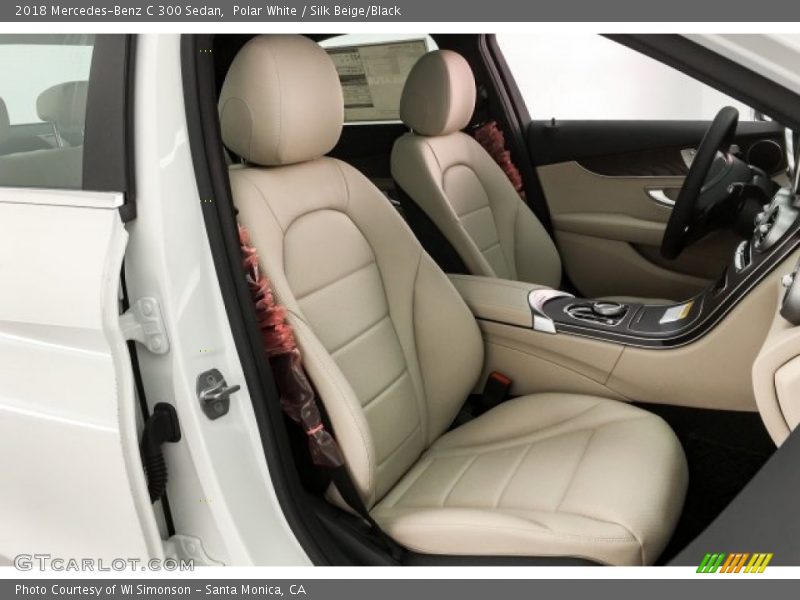 Polar White / Silk Beige/Black 2018 Mercedes-Benz C 300 Sedan