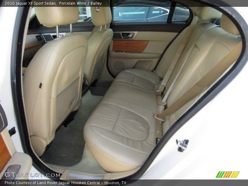 Porcelain White / Barley 2010 Jaguar XF Sport Sedan