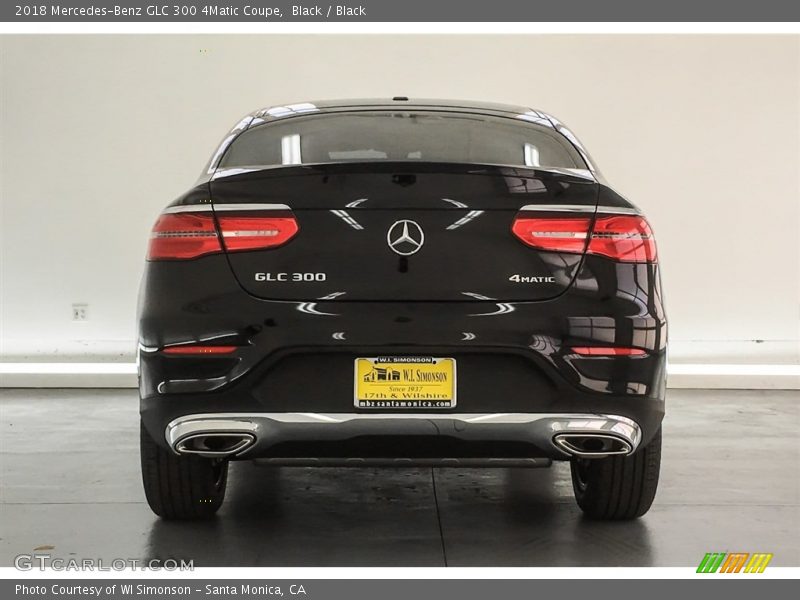 Black / Black 2018 Mercedes-Benz GLC 300 4Matic Coupe
