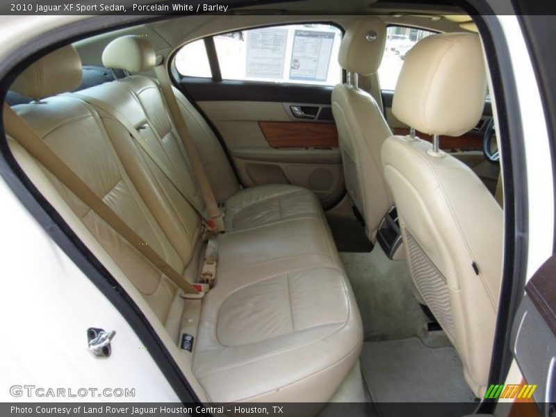 Porcelain White / Barley 2010 Jaguar XF Sport Sedan