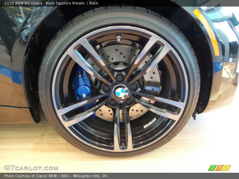 Black Sapphire Metallic / Black 2018 BMW M2 Coupe