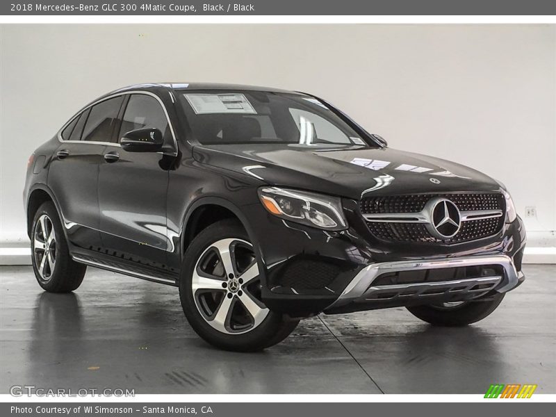 Black / Black 2018 Mercedes-Benz GLC 300 4Matic Coupe