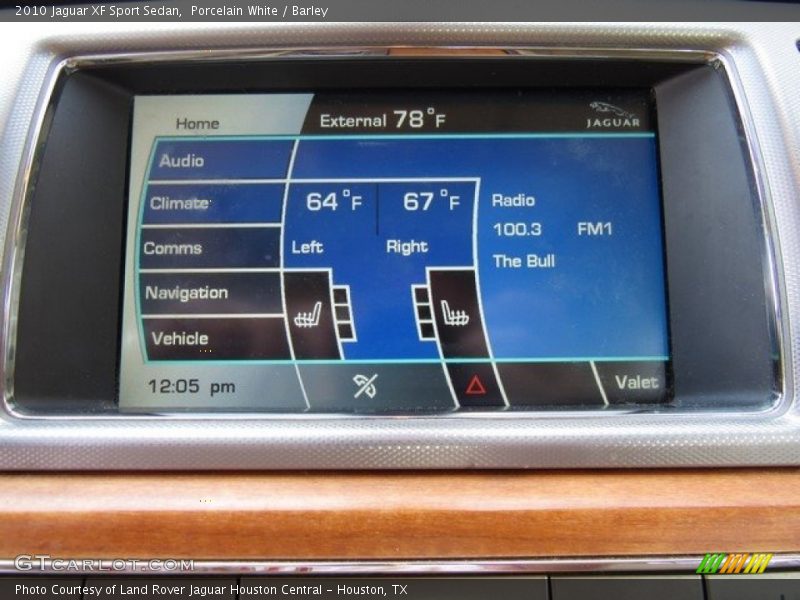 Porcelain White / Barley 2010 Jaguar XF Sport Sedan