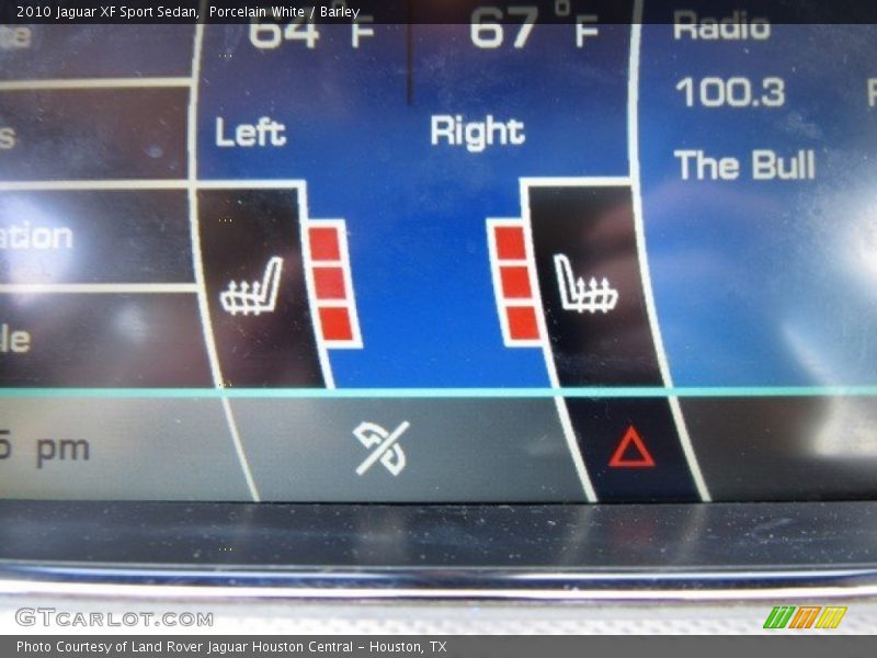 Porcelain White / Barley 2010 Jaguar XF Sport Sedan