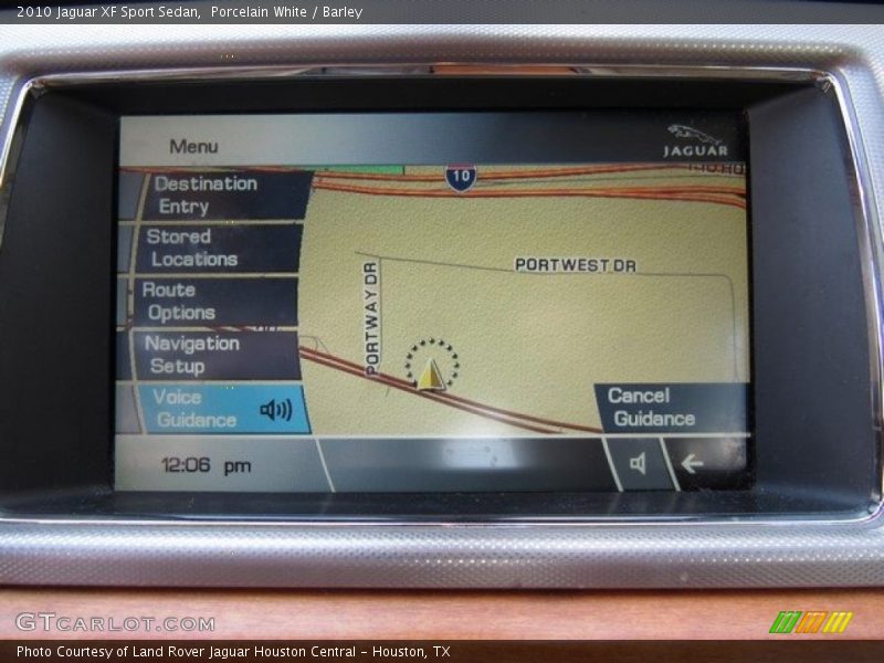 Porcelain White / Barley 2010 Jaguar XF Sport Sedan