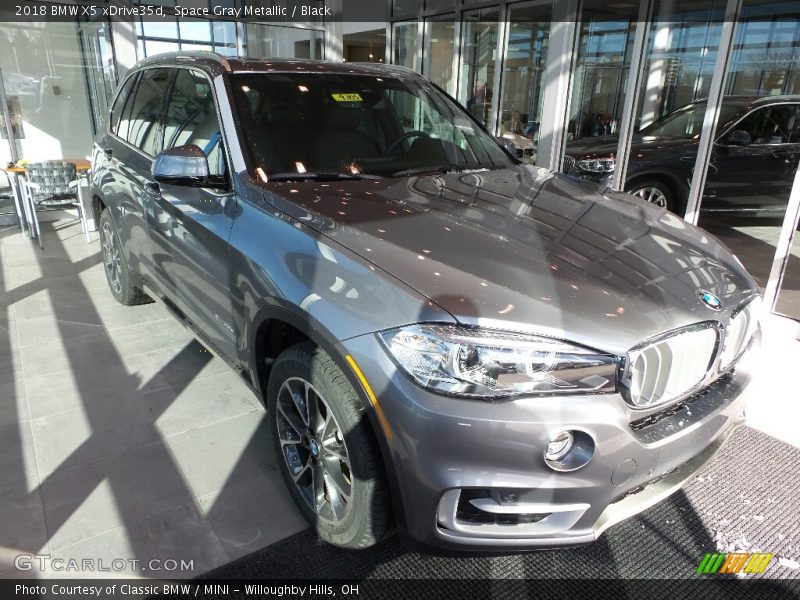 Space Gray Metallic / Black 2018 BMW X5 xDrive35d