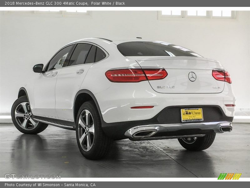 Polar White / Black 2018 Mercedes-Benz GLC 300 4Matic Coupe