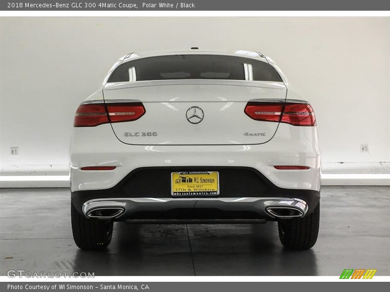 Polar White / Black 2018 Mercedes-Benz GLC 300 4Matic Coupe