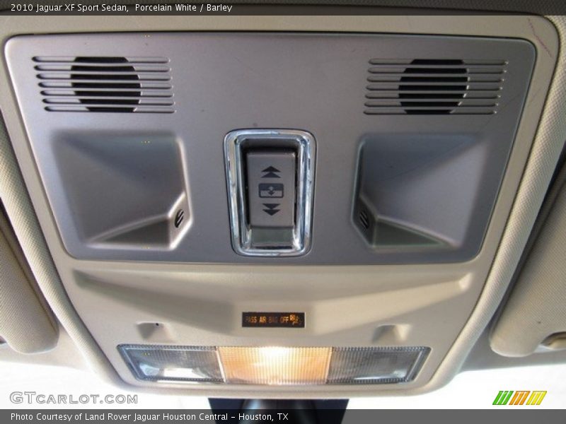 Porcelain White / Barley 2010 Jaguar XF Sport Sedan
