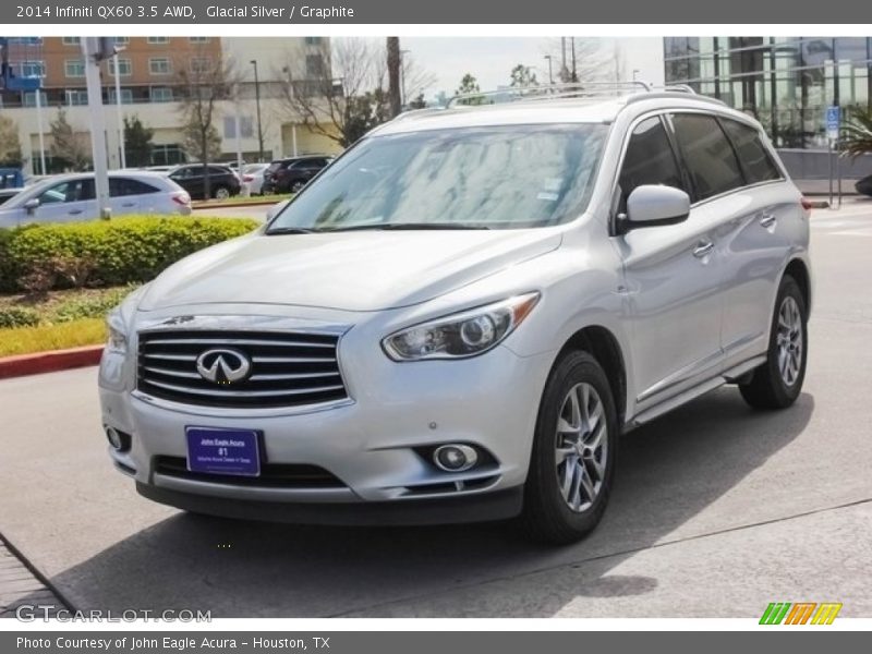 Glacial Silver / Graphite 2014 Infiniti QX60 3.5 AWD