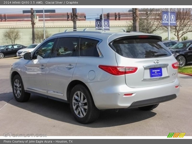 Glacial Silver / Graphite 2014 Infiniti QX60 3.5 AWD