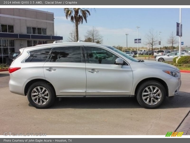 Glacial Silver / Graphite 2014 Infiniti QX60 3.5 AWD