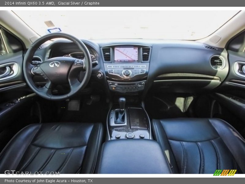 Glacial Silver / Graphite 2014 Infiniti QX60 3.5 AWD