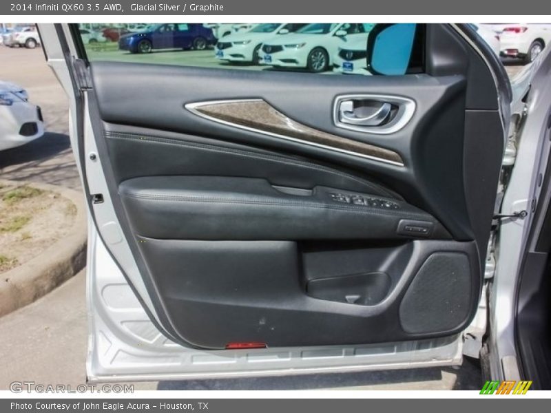 Glacial Silver / Graphite 2014 Infiniti QX60 3.5 AWD