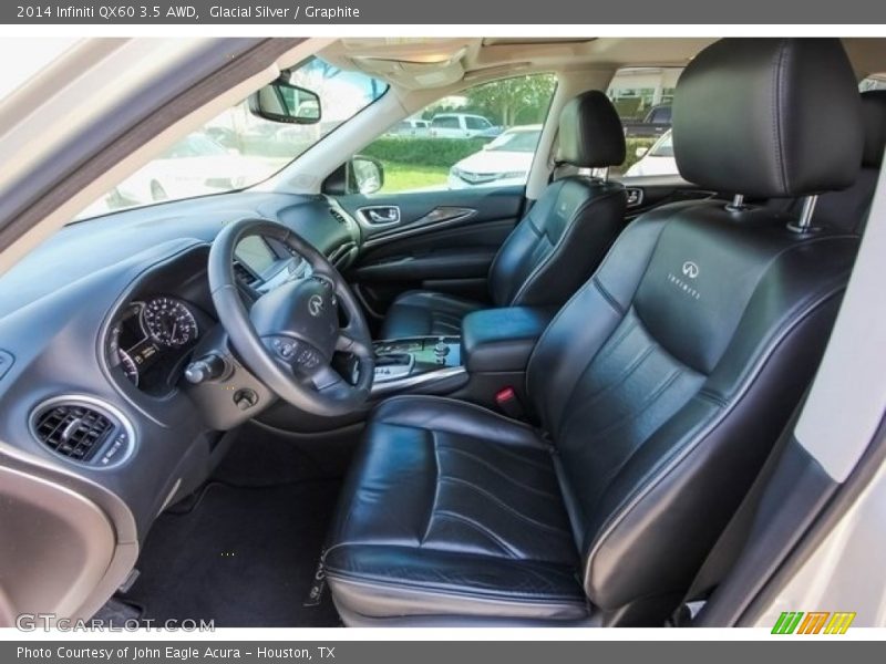 Glacial Silver / Graphite 2014 Infiniti QX60 3.5 AWD
