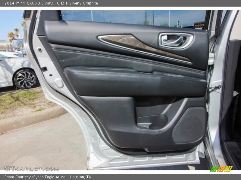 Glacial Silver / Graphite 2014 Infiniti QX60 3.5 AWD