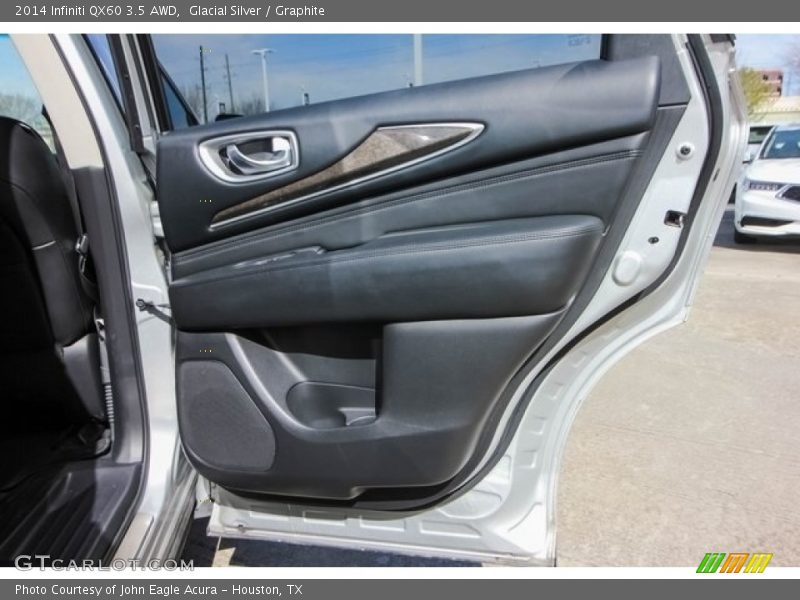 Glacial Silver / Graphite 2014 Infiniti QX60 3.5 AWD