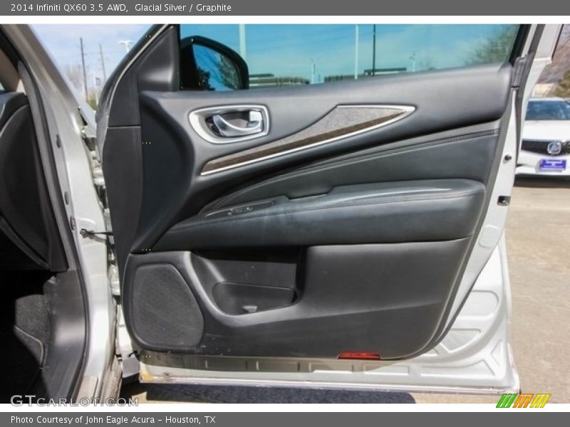 Glacial Silver / Graphite 2014 Infiniti QX60 3.5 AWD