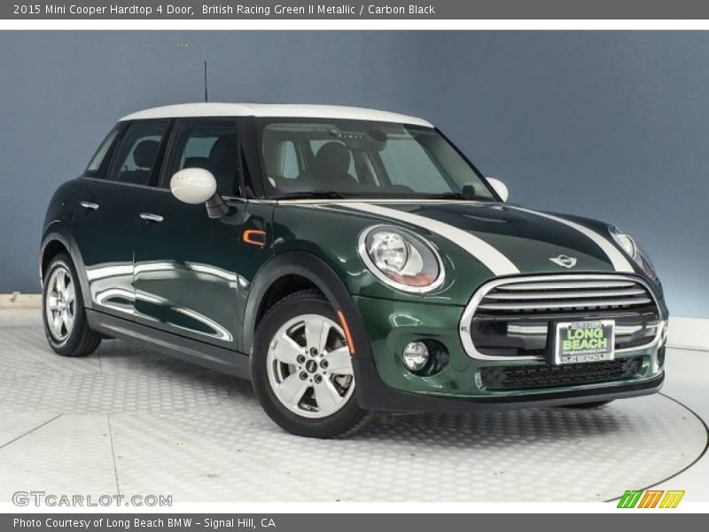British Racing Green II Metallic / Carbon Black 2015 Mini Cooper Hardtop 4 Door