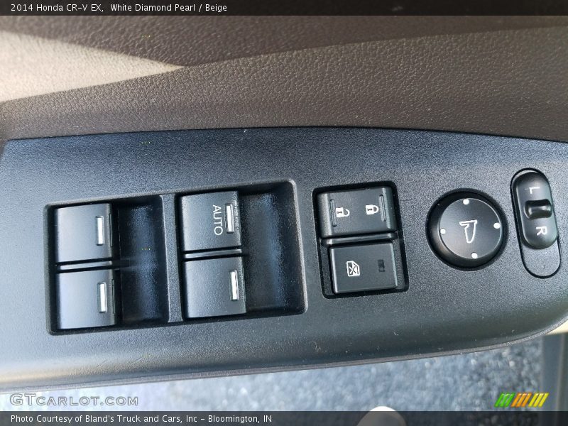 White Diamond Pearl / Beige 2014 Honda CR-V EX
