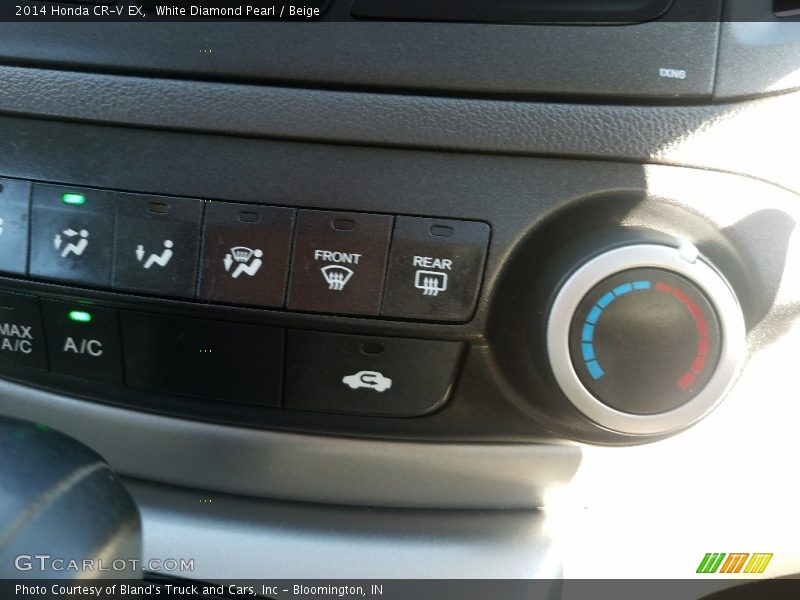 White Diamond Pearl / Beige 2014 Honda CR-V EX