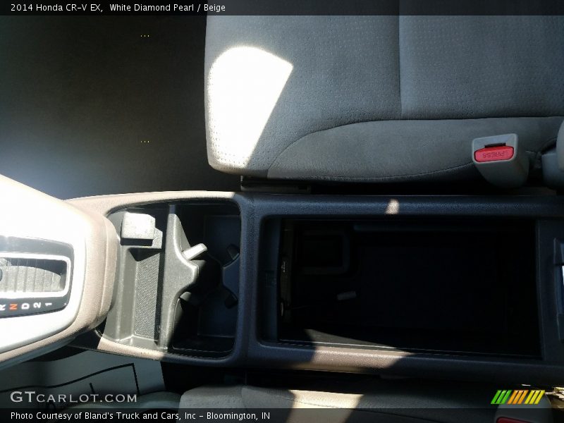 White Diamond Pearl / Beige 2014 Honda CR-V EX