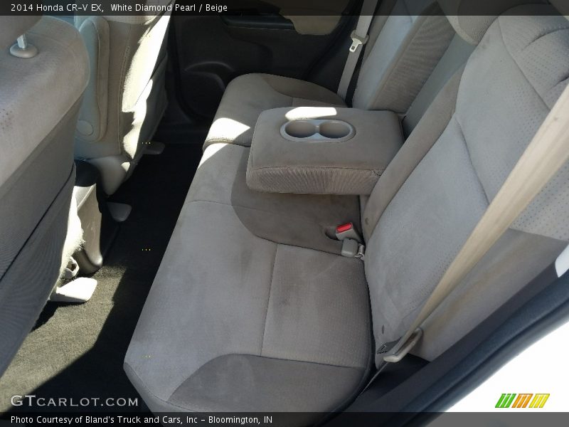 White Diamond Pearl / Beige 2014 Honda CR-V EX