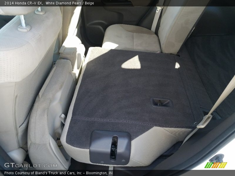 White Diamond Pearl / Beige 2014 Honda CR-V EX