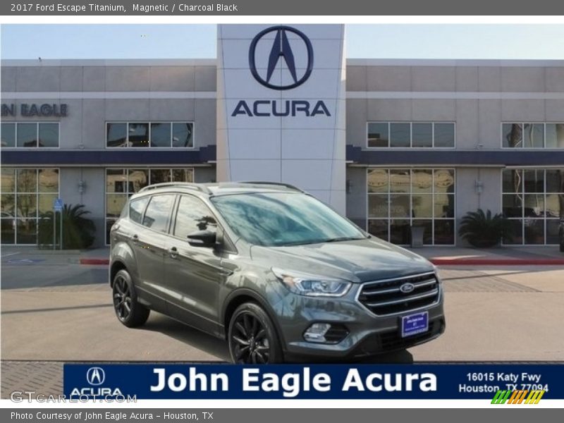 Magnetic / Charcoal Black 2017 Ford Escape Titanium