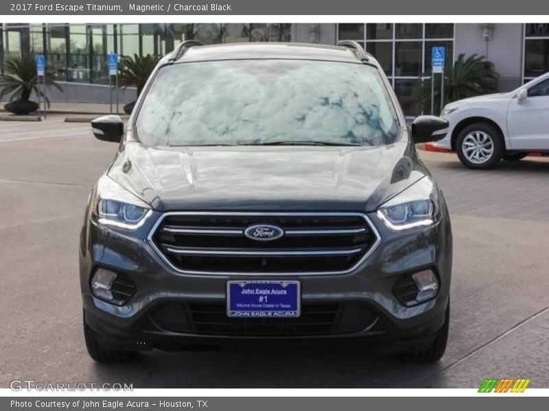 Magnetic / Charcoal Black 2017 Ford Escape Titanium