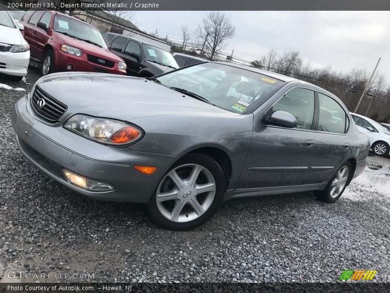 Desert Platinum Metallic / Graphite 2004 Infiniti I 35