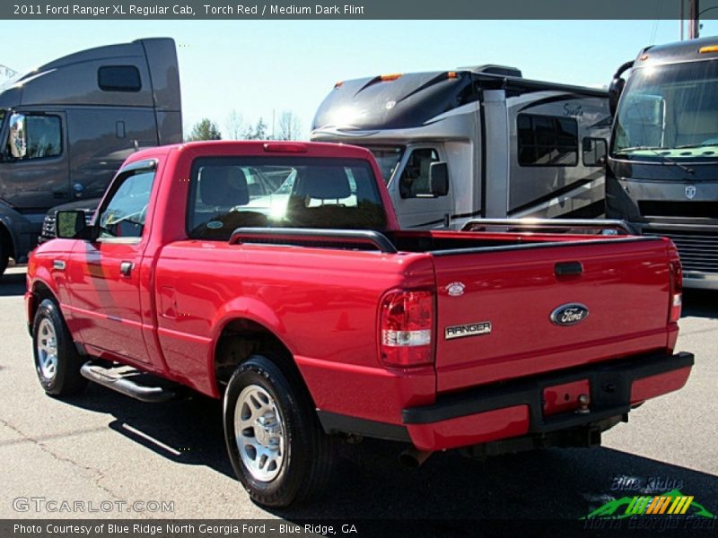 Torch Red / Medium Dark Flint 2011 Ford Ranger XL Regular Cab