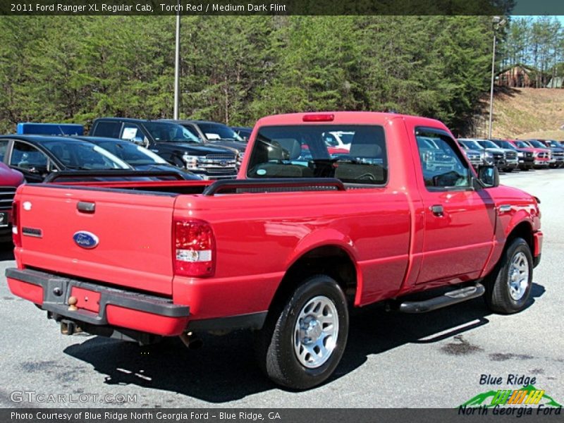Torch Red / Medium Dark Flint 2011 Ford Ranger XL Regular Cab