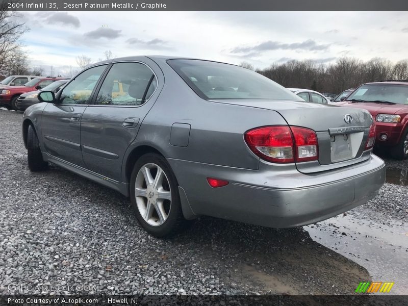Desert Platinum Metallic / Graphite 2004 Infiniti I 35
