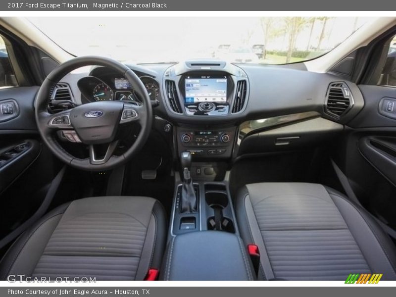 Magnetic / Charcoal Black 2017 Ford Escape Titanium