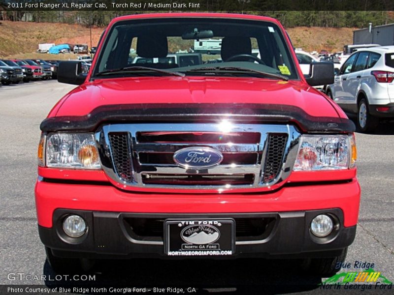 Torch Red / Medium Dark Flint 2011 Ford Ranger XL Regular Cab